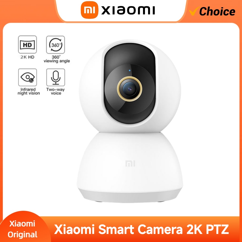 Home Security Xiaomi - Xiaomi スマートIPカメラ 2K 360 ° パンチルトWiFiナイトビジョンワイヤレスセキュリティカメラ1296P