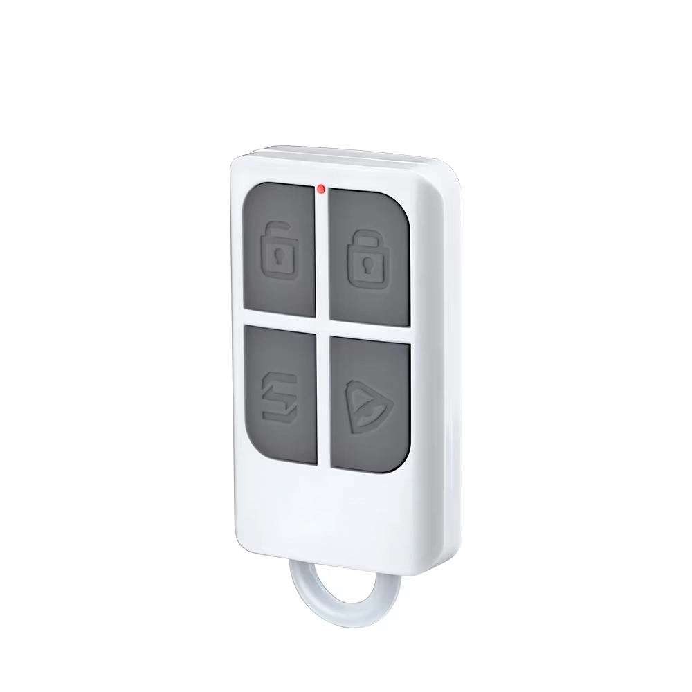 Home Security With Monitoring - RC531 ワイヤレスポータブルリモコン 4ボタンキーチェーン WIFI GSM PSTN