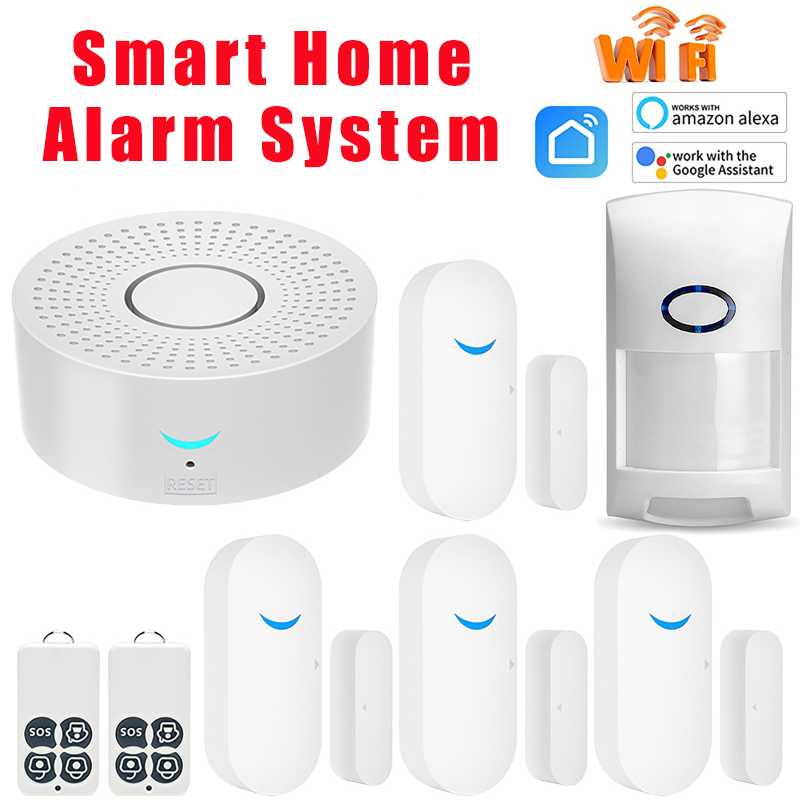 Window Alarm Sensor - 433MHz スマートホーム Tuya WiFi ドアセンサー 120dB