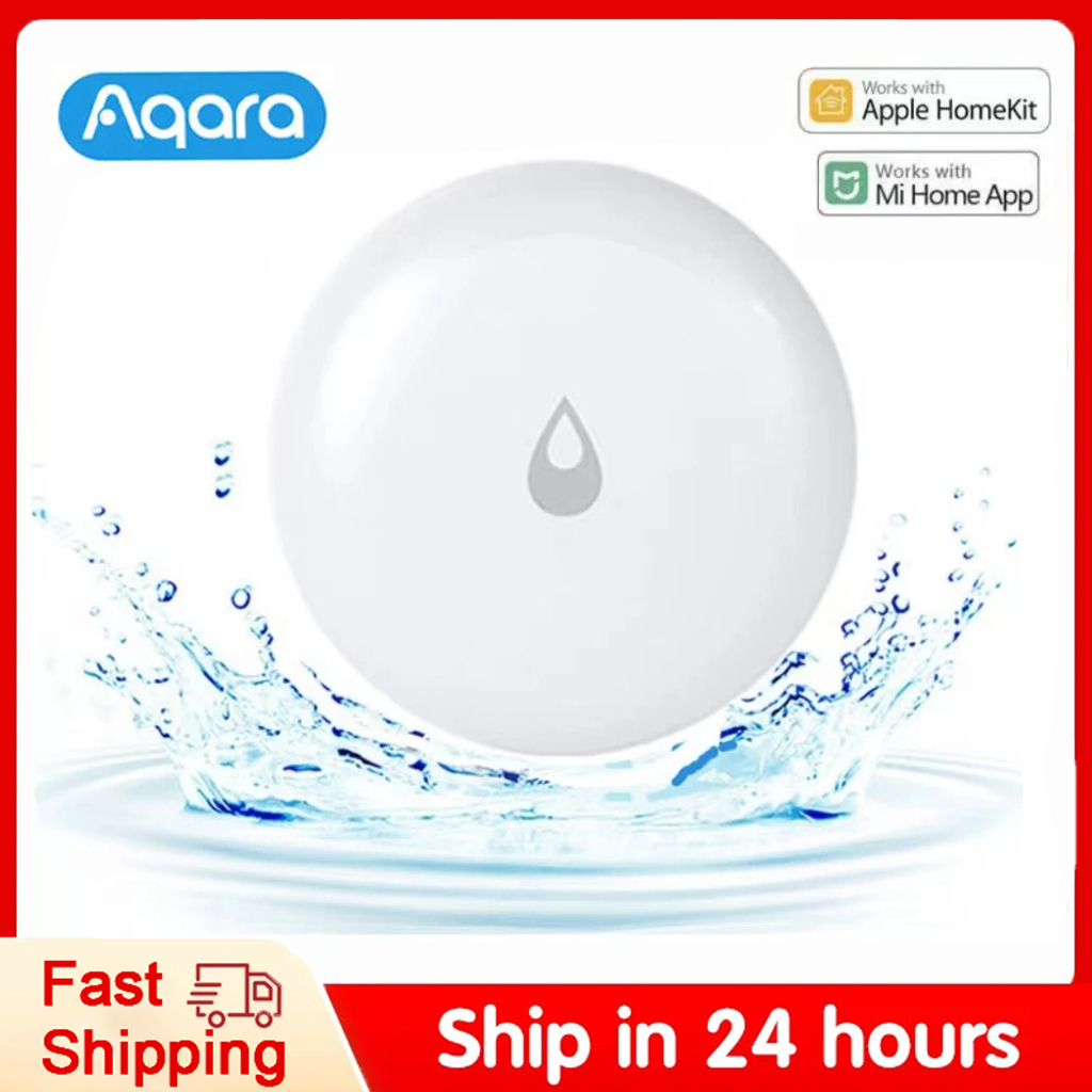 Home Security Xiaomi - Aqara-Xiaomi Mijia Homekit用の漏水検知器,スマートな家庭用アラーム,洪水警報,Zigbee