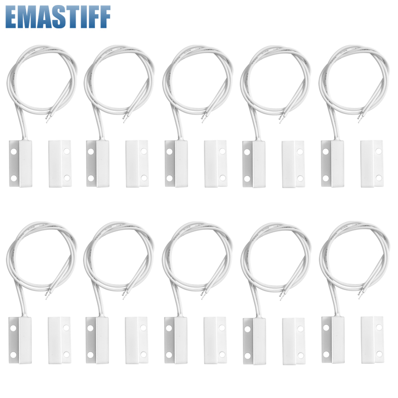 Window Alarm Sensor - 1/2/3/4/5/10/20 個 MC-38 有線ドアウィンドウセンサー磁気スイッチ有線 WIFI GSM