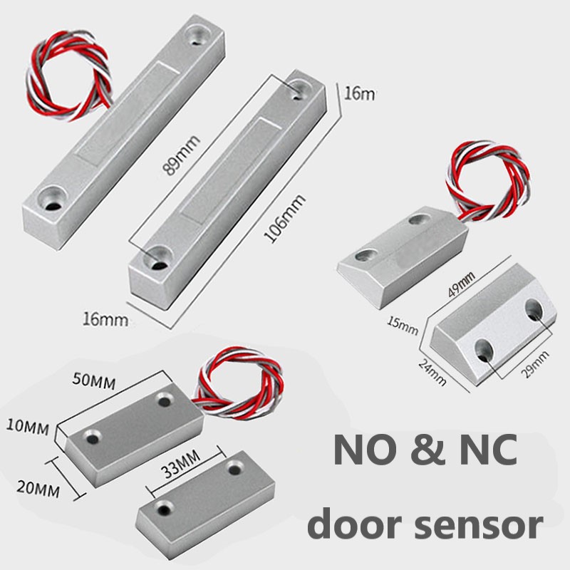 Window Alarm Sensor - 有線ドアセンサー,窓,ドア,非接触アラーム,亜鉛合金,磁気スイッチ