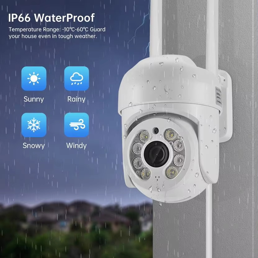 ICsee 4MP ワイヤレスPTZセキュリティカメラ -  - Home Security Monitoring Service のレビューと価格