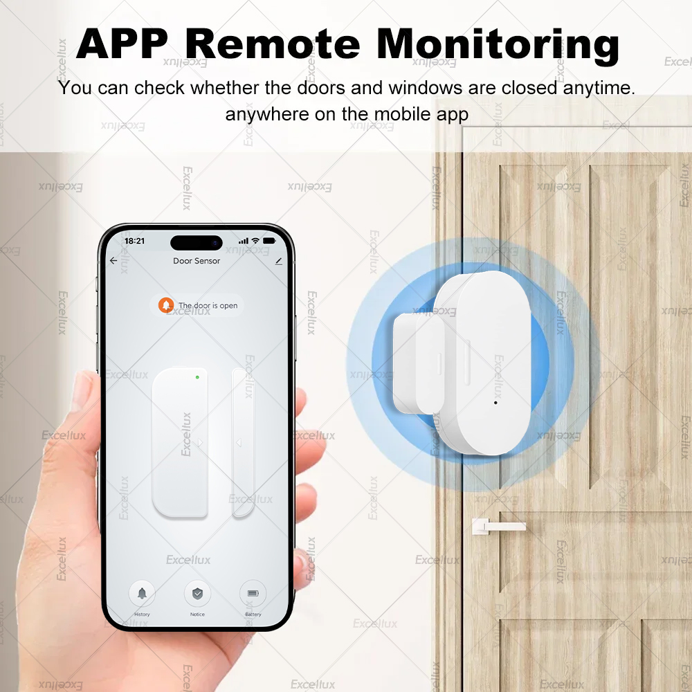 Zigbee 3.0 ドア窓センサー輝度/振動センサースマー - Home Security Business のレビューと価格