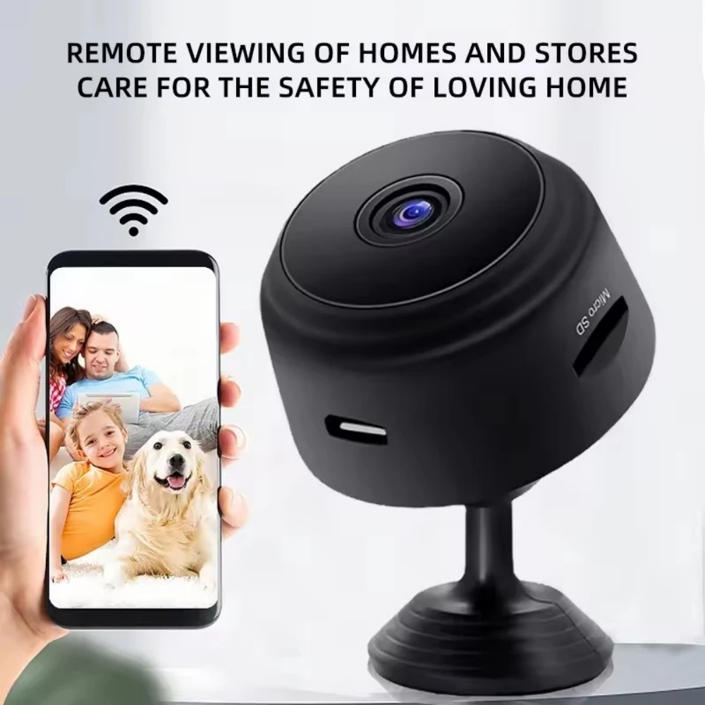 1080P HD WiFiミニカメラ ワイヤレス暗視機能付き - Home Security La のレビューと価格