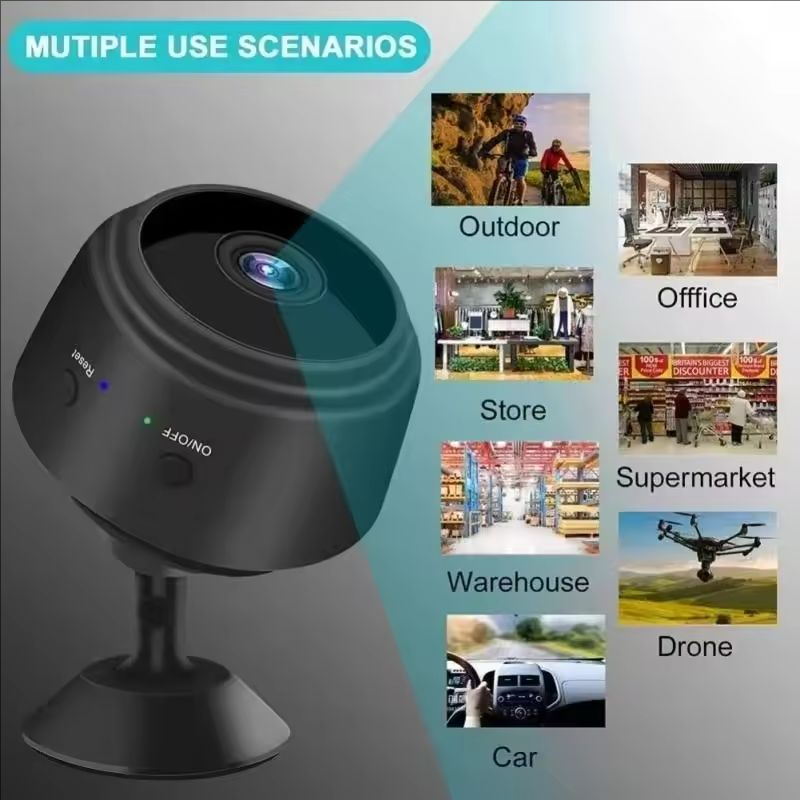 1080P HD WiFiミニカメラ ワイヤレス暗視機能付き - Home Security La のレビューと価格