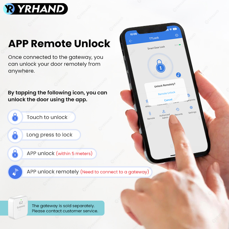 Bluetooth TTLockアプリ対応 指紋認証ロック  - Home Security Battery のレビューと価格