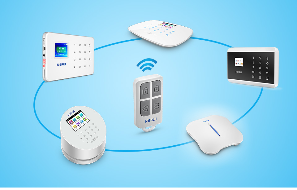 Kerui-ポータブルワイヤレスリモコン,高速,4ボタン,w - Home Security With Monitoring のレビューと価格