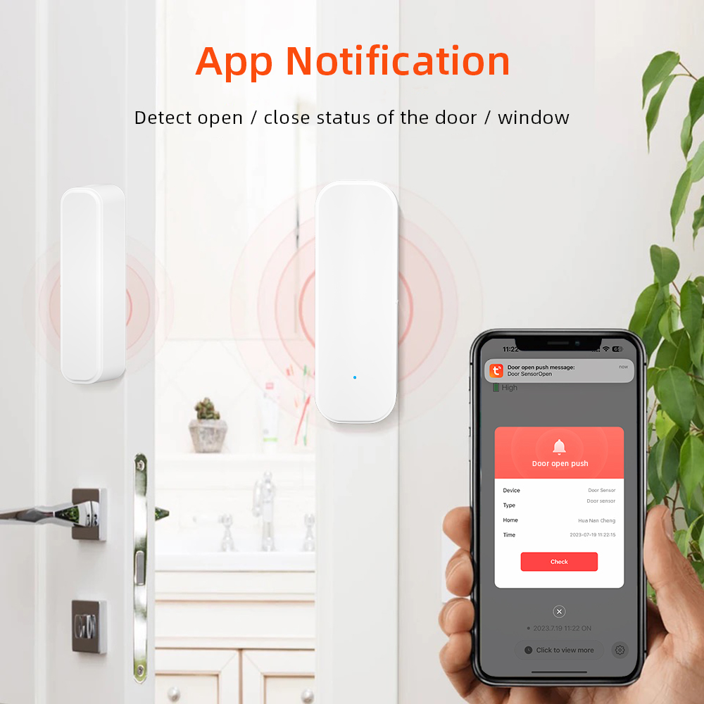 Tuya WiFi Zigbee 窓ドアセンサー バッテリー - Home Security Battery のレビューと価格