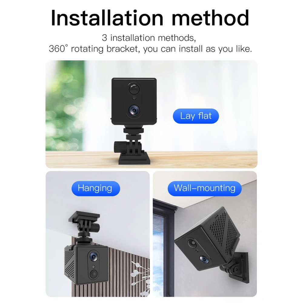 5MP 4G SIM カードミニカメラ屋内ナイトビジョン監視 - Home Security La のレビューと価格