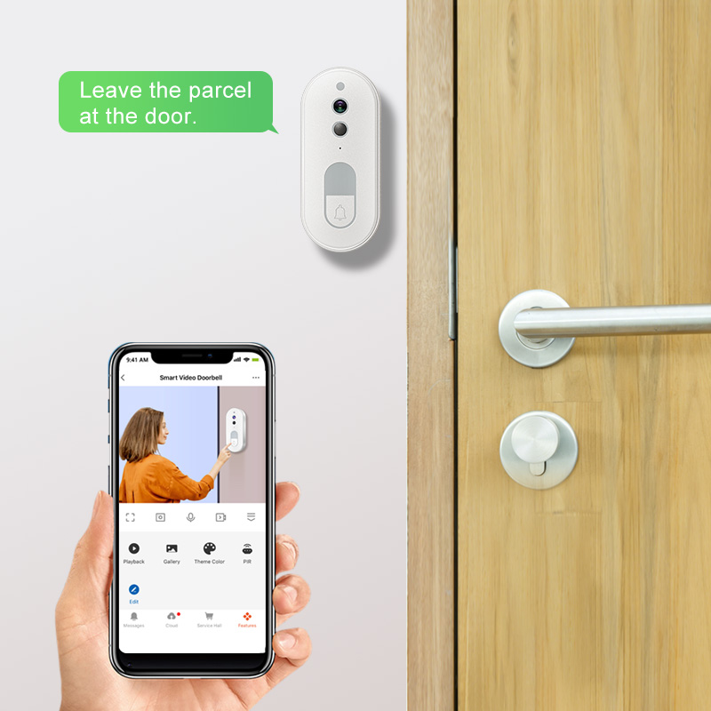 Tuya スマートビデオドアベル ワイヤレス 1080P H - Home Security Monitoring Service のレビューと価格