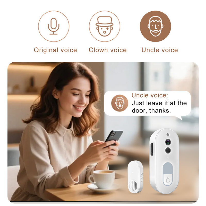 Tuya スマートビデオドアベル ワイヤレス 1080P H - Home Security Monitoring Service のレビューと価格