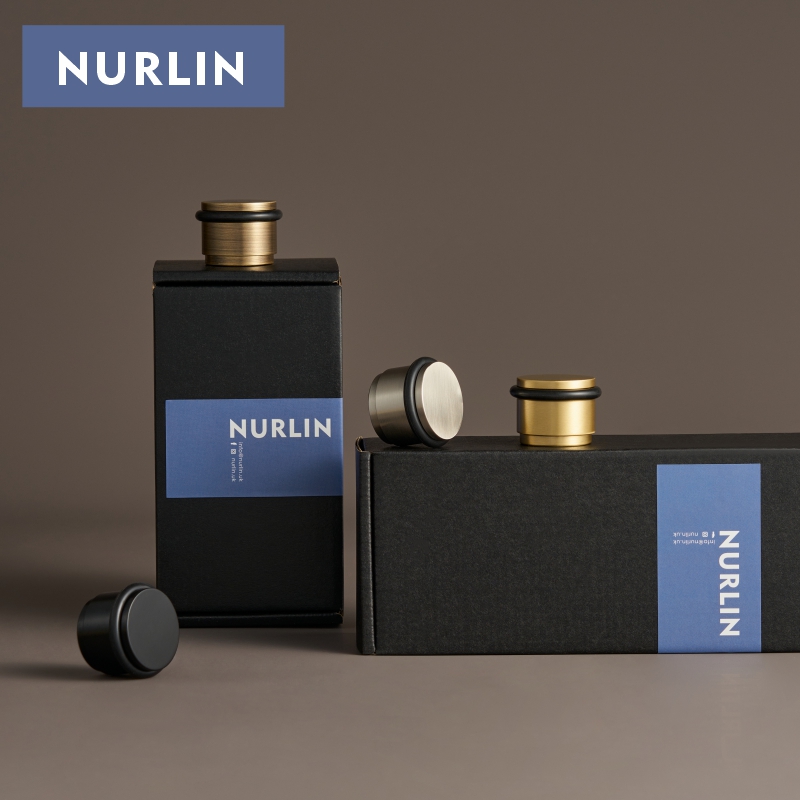 Nurlin-真ちゅう製のドアストッパー,バスルーム,屋内と - Door Chain Guard のレビューと価格