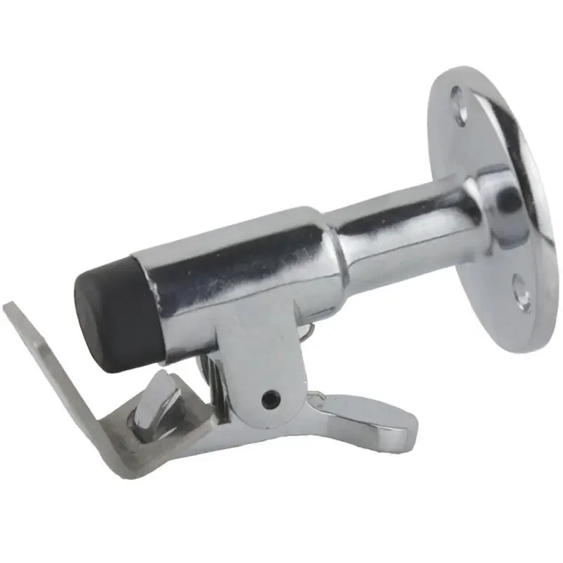 7cm 高耐久ドアストッパー フック&ラバーチップ付き 金属 - Door Chain Guard のレビューと価格