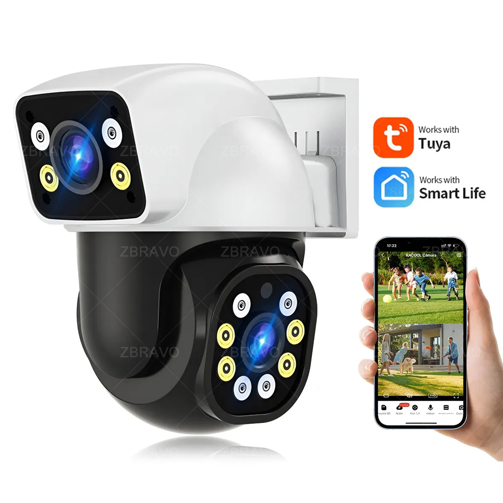 Smartlife 8MP WiFi Tuya 屋外カメラ  - Home Security La のレビューと価格
