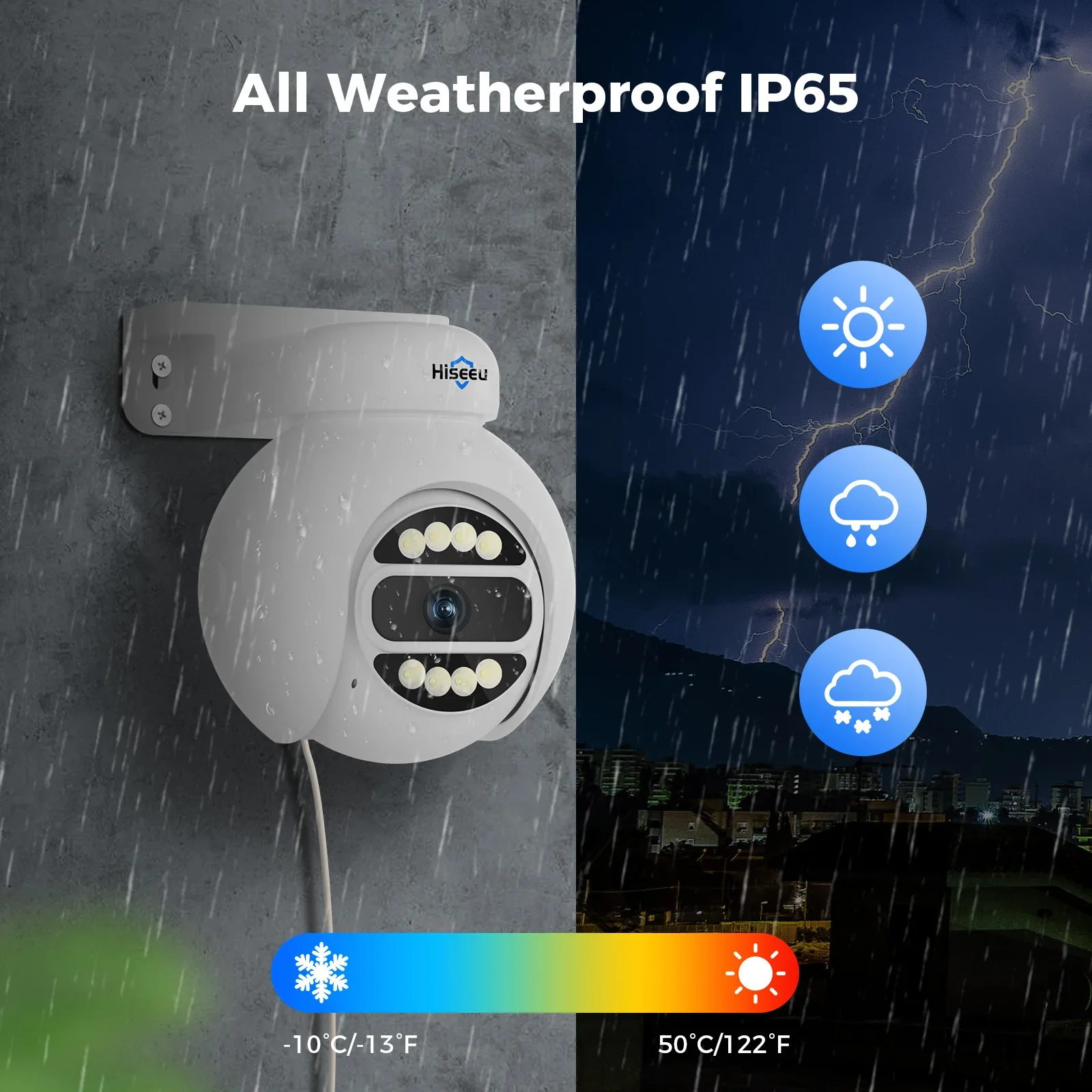 Hiseeu自動追跡5MP PoE NVR 16チャンネルキ - Home Security And Camera System のレビューと価格