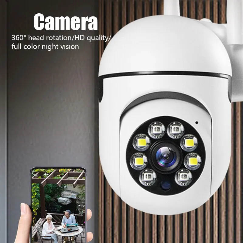 A7 ワイヤレス監視カメラ 360 度インターホン 1080 - Home Security La のレビューと価格