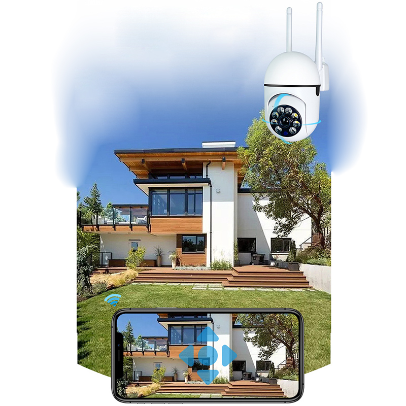 A7 ワイヤレス監視カメラ 360 度インターホン 1080 - Home Security La のレビューと価格