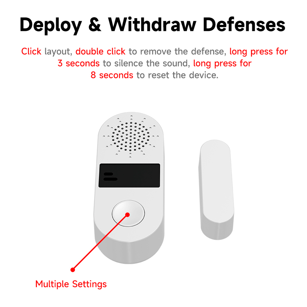 Tuya Zigbee ワイヤレスドアウィンドウ接触センサー - Window Alarm Sensor のレビューと価格
