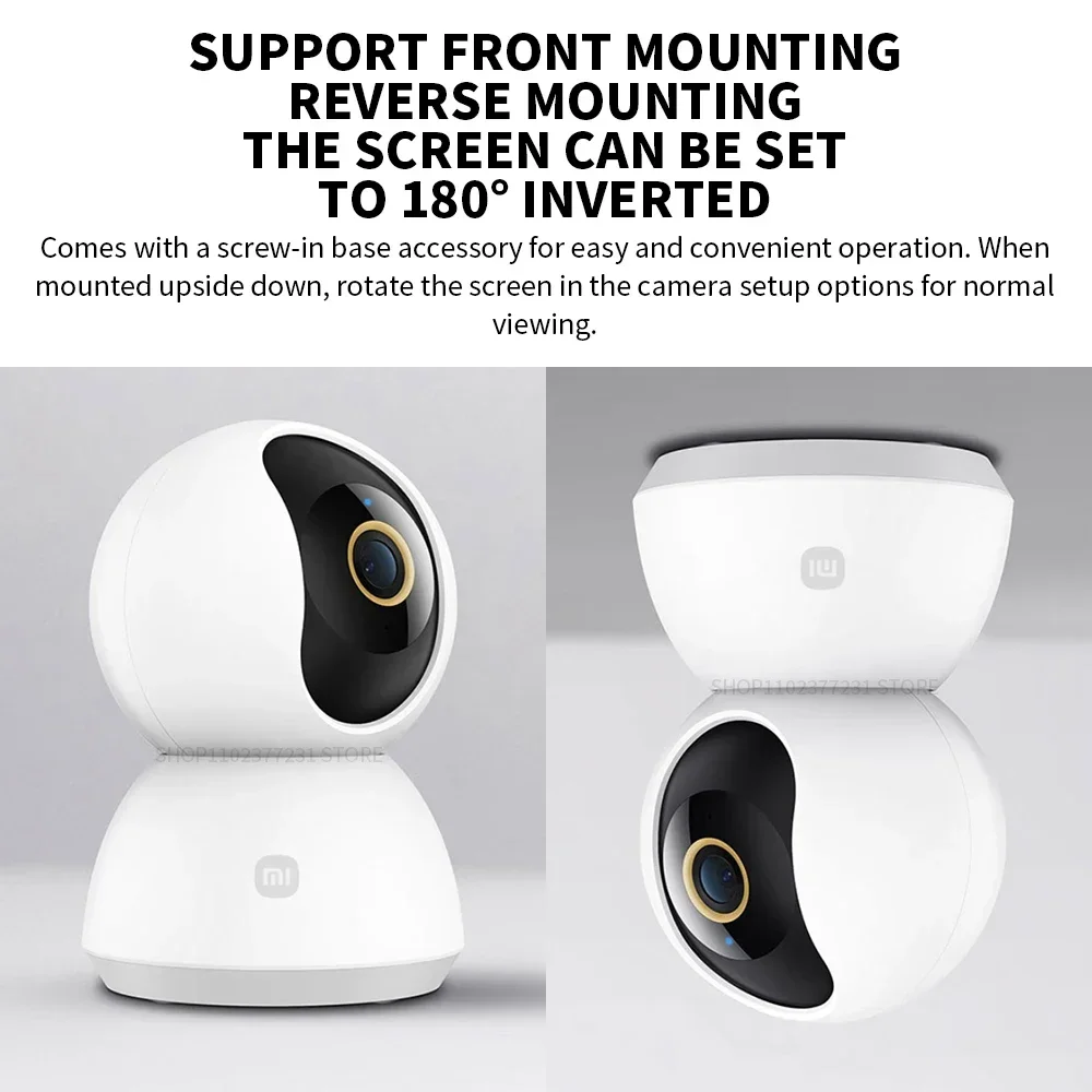 Xiaomi スマートIPカメラ 2K 360 °   パン - Home Security Xiaomi のレビューと価格