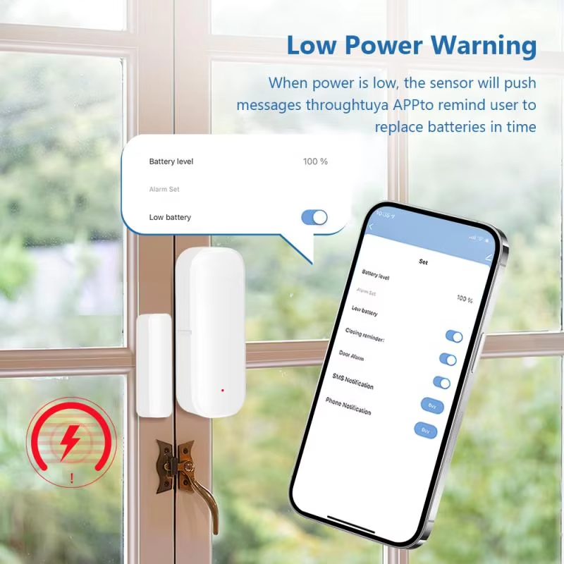 ZigBee ワイヤレスドアウィンドウセンサースマートホーム - Window Alarm Sensor のレビューと価格