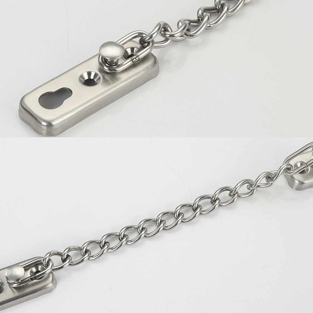 耐久性のあるステンレス製ドアチェーン、厚みのある安全ピンボル - Door Chain Guard のレビューと価格