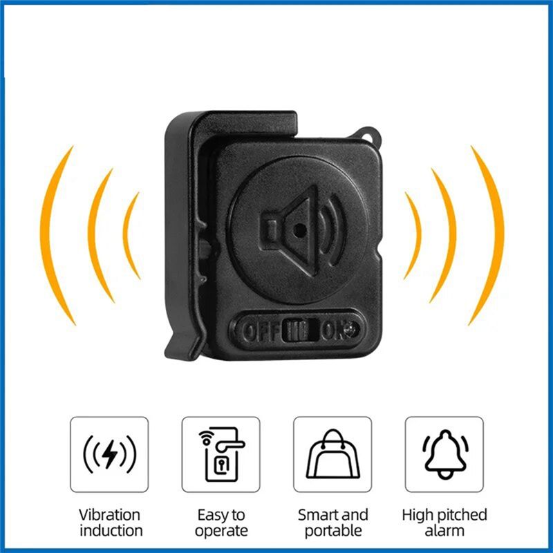 フル振動アラームセンサー 120dB 超薄型検知器 家庭用窓 - Window Alarm Sensor のレビューと価格