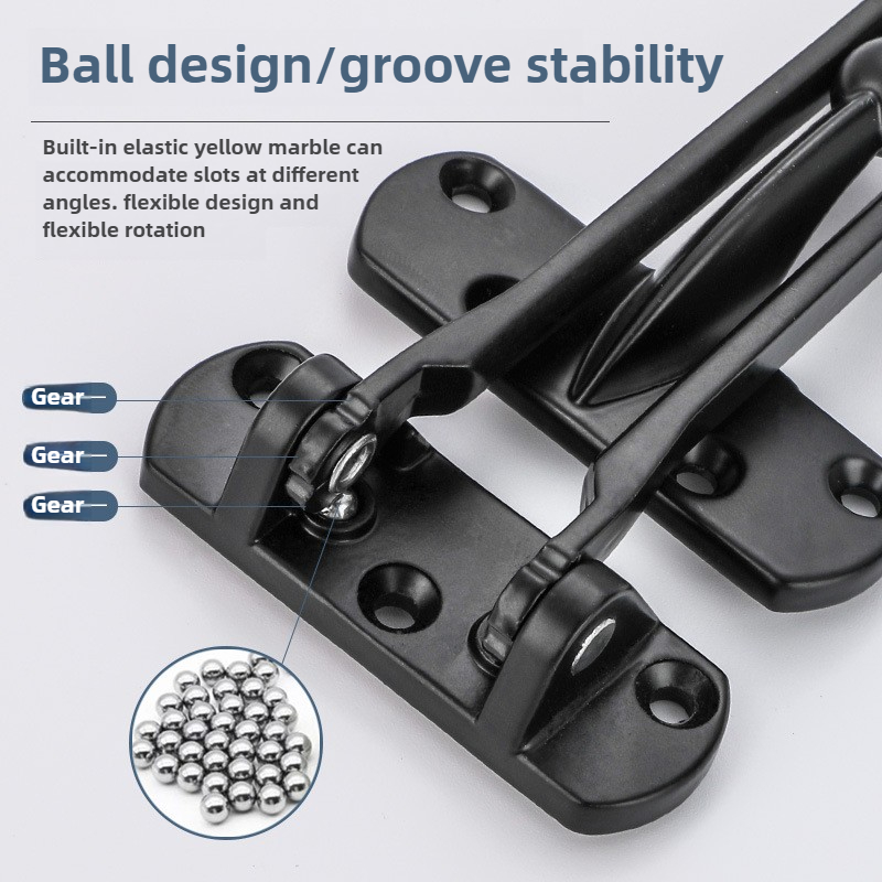玄関ドアセキュリティ安全ホームハスプロック強力耐久性ホームチ - Door Chain Guard のレビューと価格