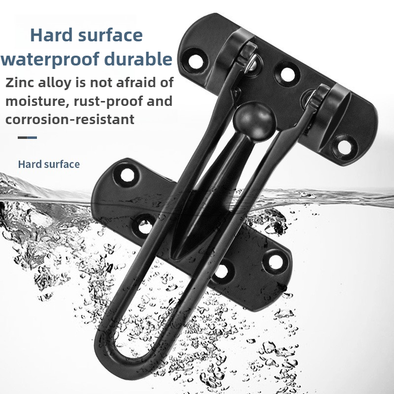 玄関ドアセキュリティ安全ホームハスプロック強力耐久性ホームチ - Door Chain Guard のレビューと価格
