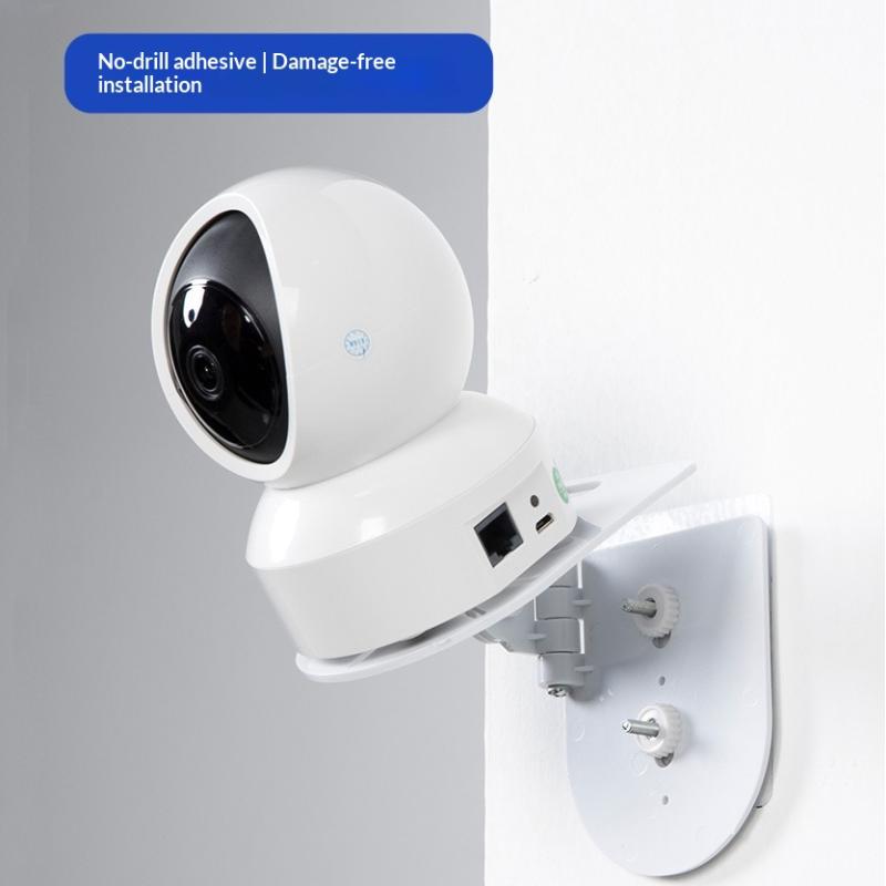 壁掛け式L字型PTZカメラブラケット、接着ベース付き、穴あけ - Home Security Tips のレビューと価格