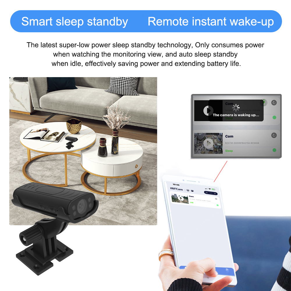 ミニワイヤレスWiFiホームセキュリティカメラ、リモートモニ - Home Security Features のレビューと価格