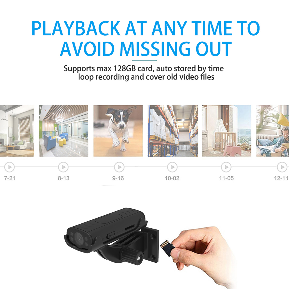 ミニワイヤレスWiFiホームセキュリティカメラ、リモートモニ - Home Security Features のレビューと価格