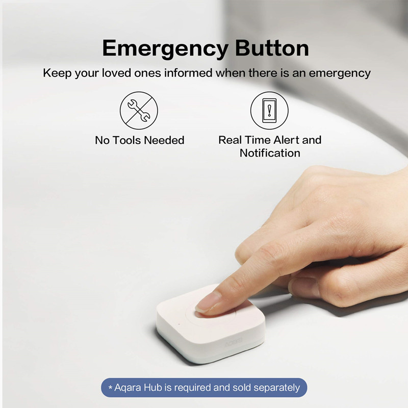 AqaraスマートスイッチセンサーキーコントロールボタンZi - Home Security Xiaomi のレビューと価格
