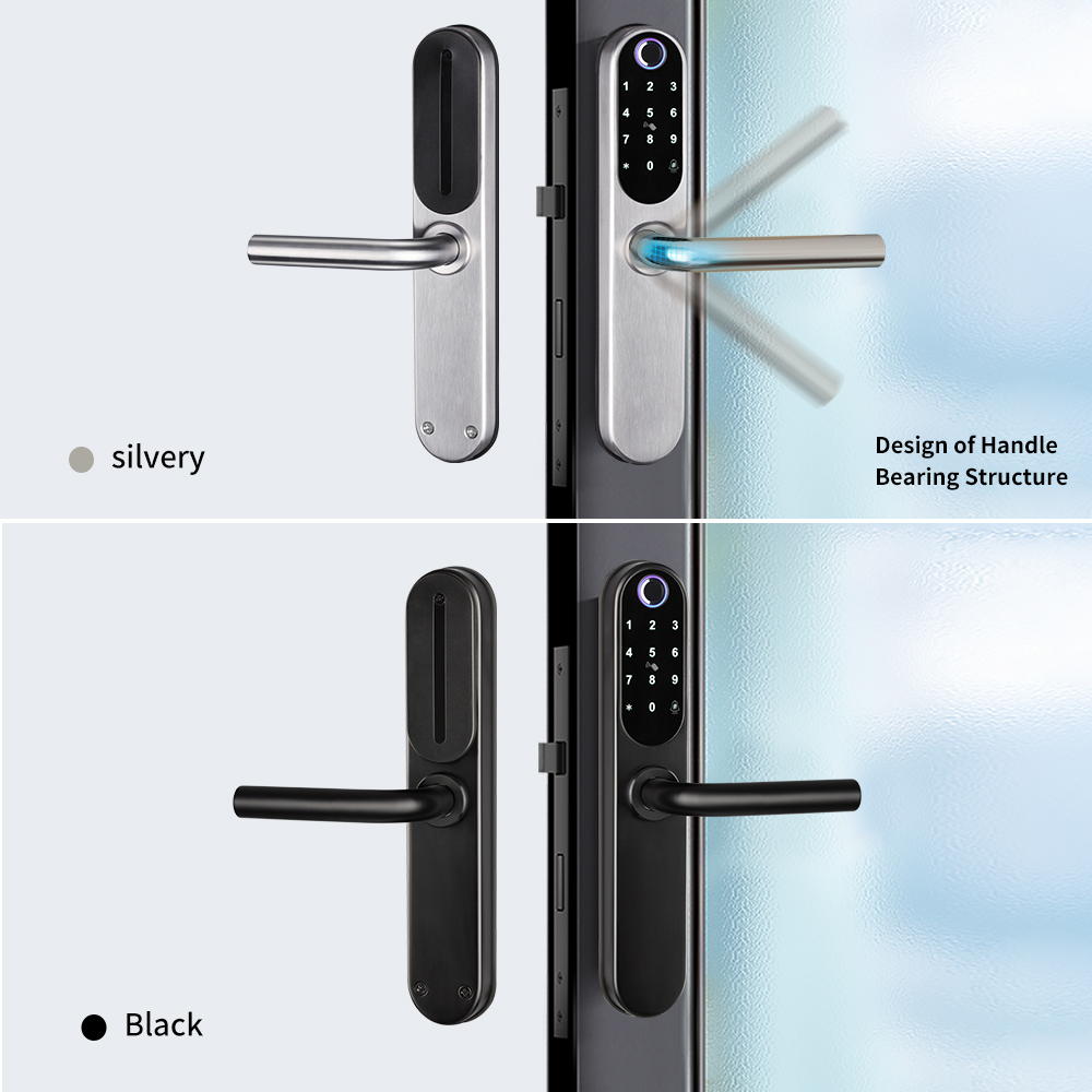 304 ステンレス鋼デジタルスマートロックアルミスライドドア - Home Security Tips のレビューと価格