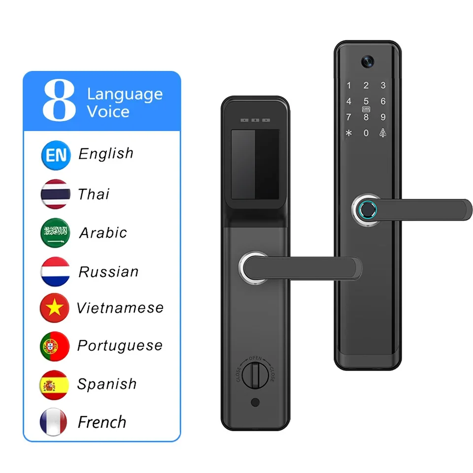スマートホームセキュリティドアロックTuya Wifi指紋認 - Home Security Features のレビューと価格