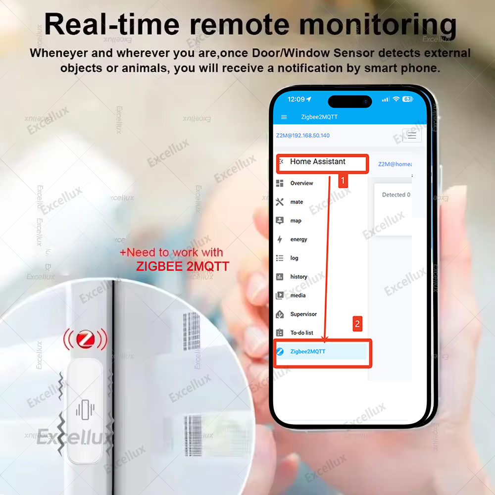Zigbee スマート振動センサーホームセキュリティ保護リア - Home Security With Monitoring のレビューと価格