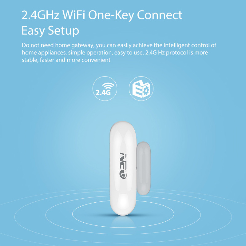 Tuya WiFi ドア&窓センサー インテリジェントワイヤ - Window Alarm Sensor のレビューと価格
