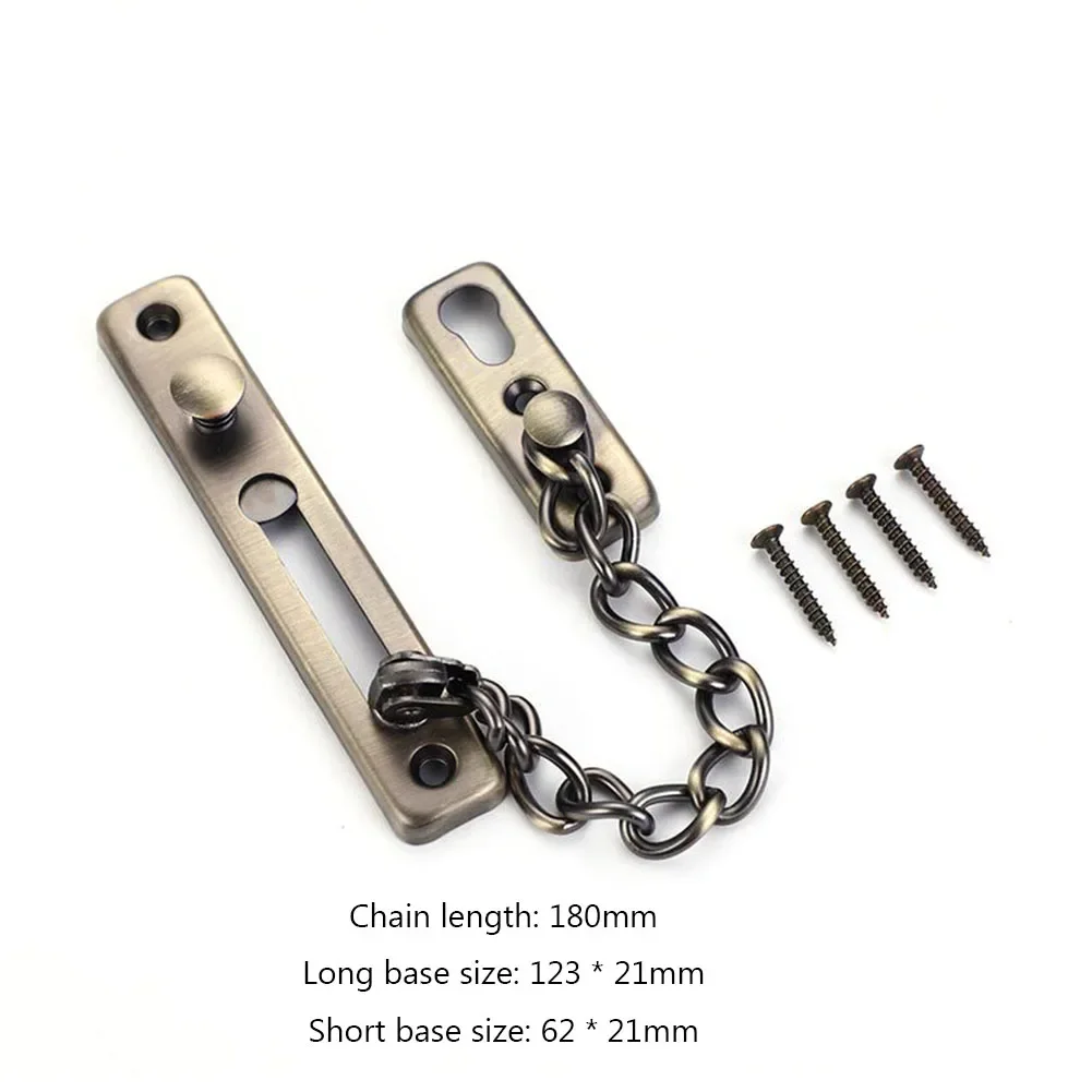盗難防止ドアロックボルト安全チェーン、ホームラッチバックルガ - Door Chain Guard のレビューと価格