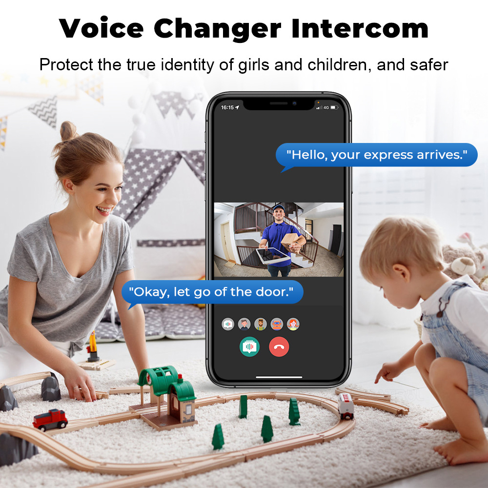 ワイヤレスHD Tuya WiFiビデオドアベル（ホームセキ - Home Security Features のレビューと価格