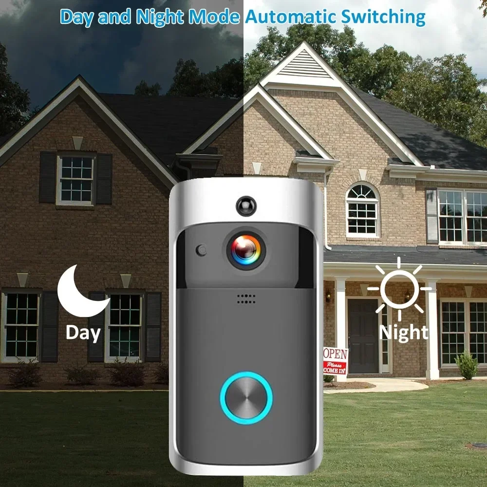 720P HD スマートホームワイヤレス WIFI ドアベル - Home Security Monitoring Service のレビューと価格
