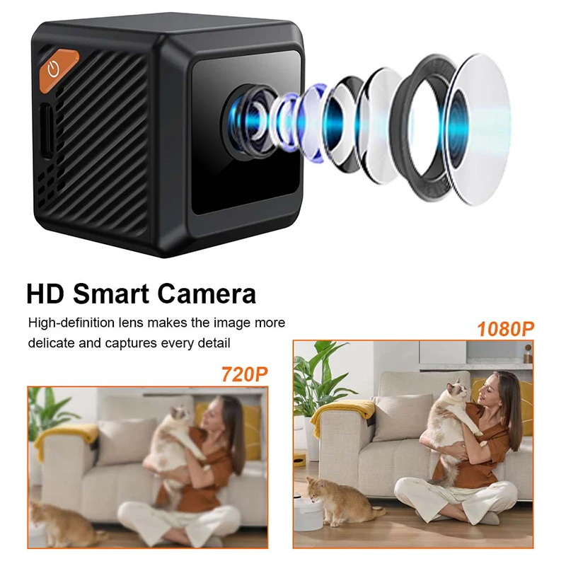 ミニカメラ 強力磁石式 4K ワイヤレスWiFiカメラ ベビ - Home Security Monitoring Service のレビューと価格