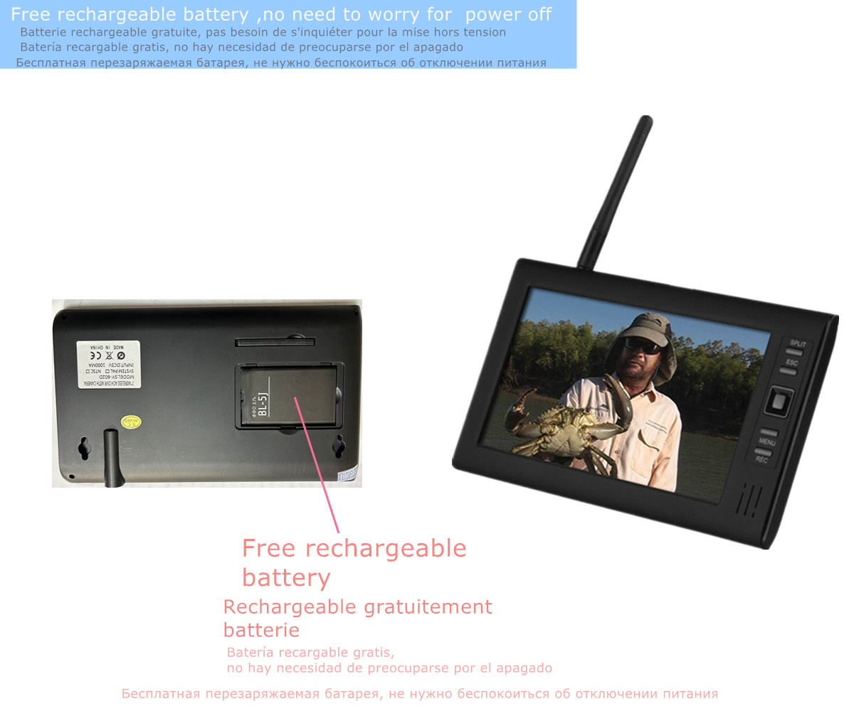 屋外ビデオ監視キット,LCD ccvセキュリティシステム,w - Home Security Battery のレビューと価格