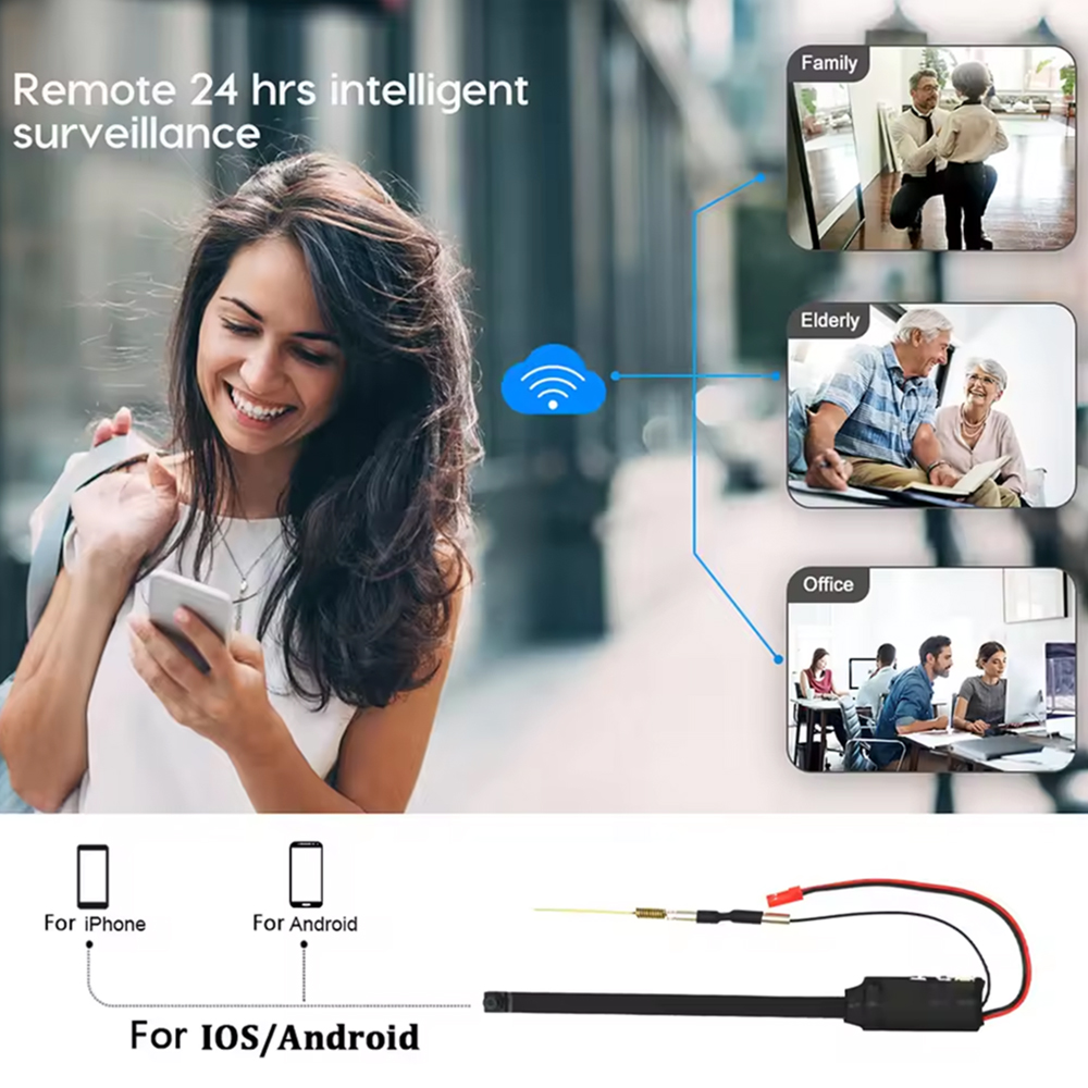 DIY WiFi ミニカメラモジュール モーション DV 1 - Home Security La のレビューと価格
