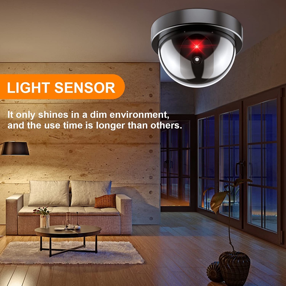 A55T ダミーセキュリティカメラ、赤色 LED ライト付き - Home Security And Camera System のレビューと価格