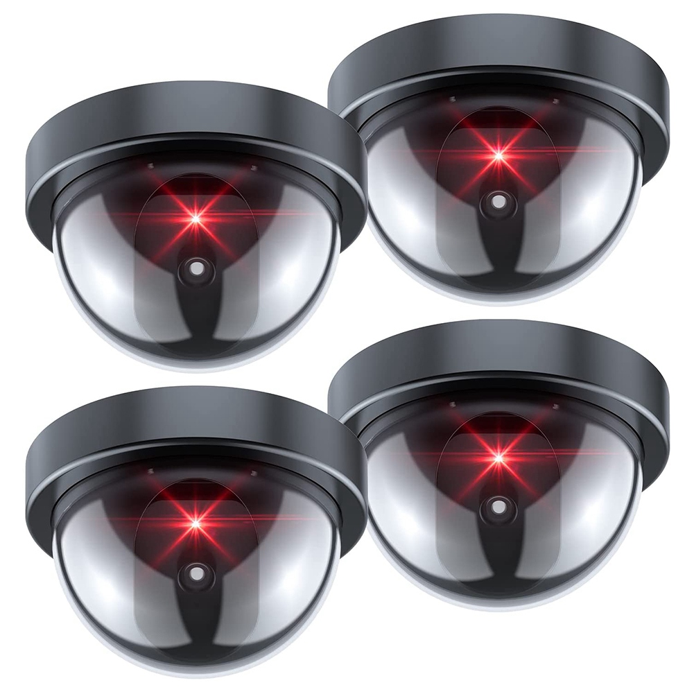 A55T ダミーセキュリティカメラ、赤色 LED ライト付き - Home Security And Camera System のレビューと価格