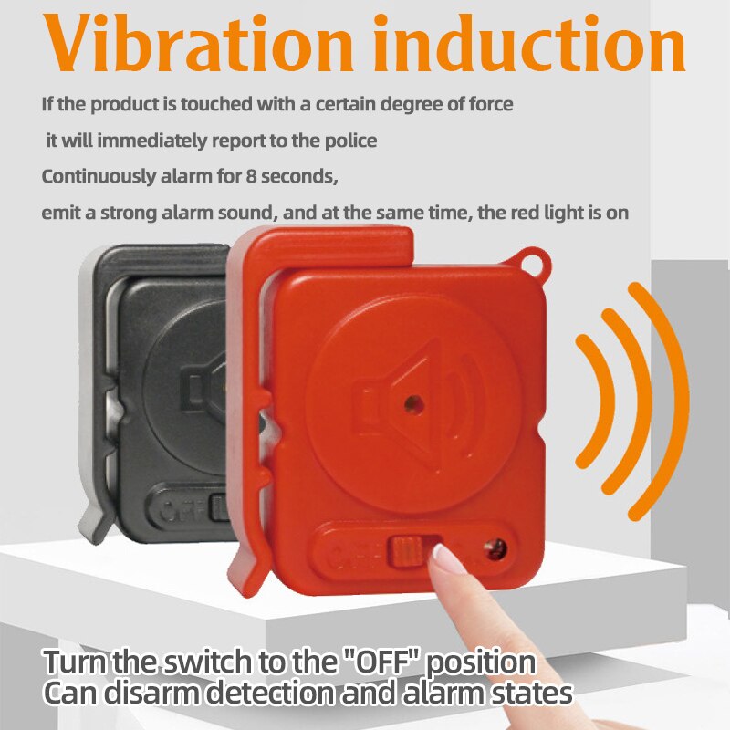 KERUI ワイヤレス振動警報センサー 120dB 超薄型検 - Window Alarm Sensor のレビューと価格