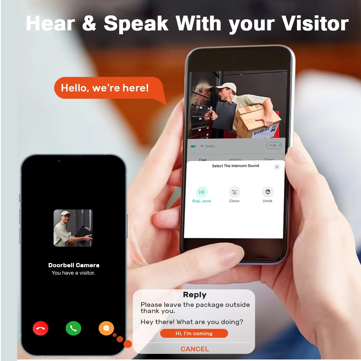 Tuya ワイヤレススマートビデオドアベル、2.4G WiF - Home Security Monitoring Service のレビューと価格